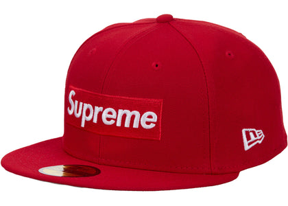 Supreme Championship Box Logo New Era 59Fifty Hat Red - product view 2