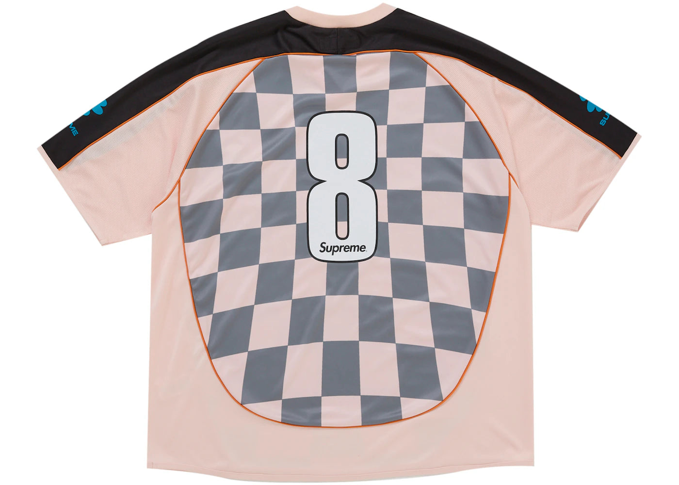 Supreme Checkerboard Soccer Jersey Pink - vue secondaire A