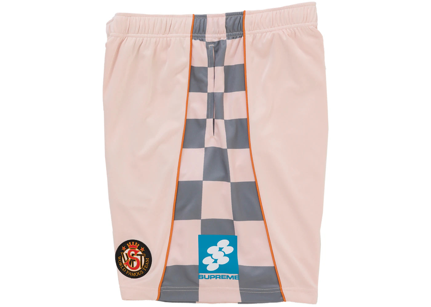 Supreme Checkerboard Soccer Short Pink - vue secondaire A