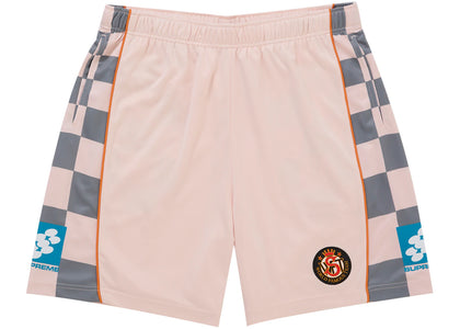 Supreme Checkerboard Soccer Short Pink - authentic Supreme product