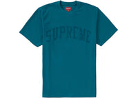 Supreme Chenille Arc Logo S/S Top Teal
