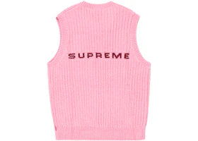 Supreme Chenille Sweater Vest Light Purple