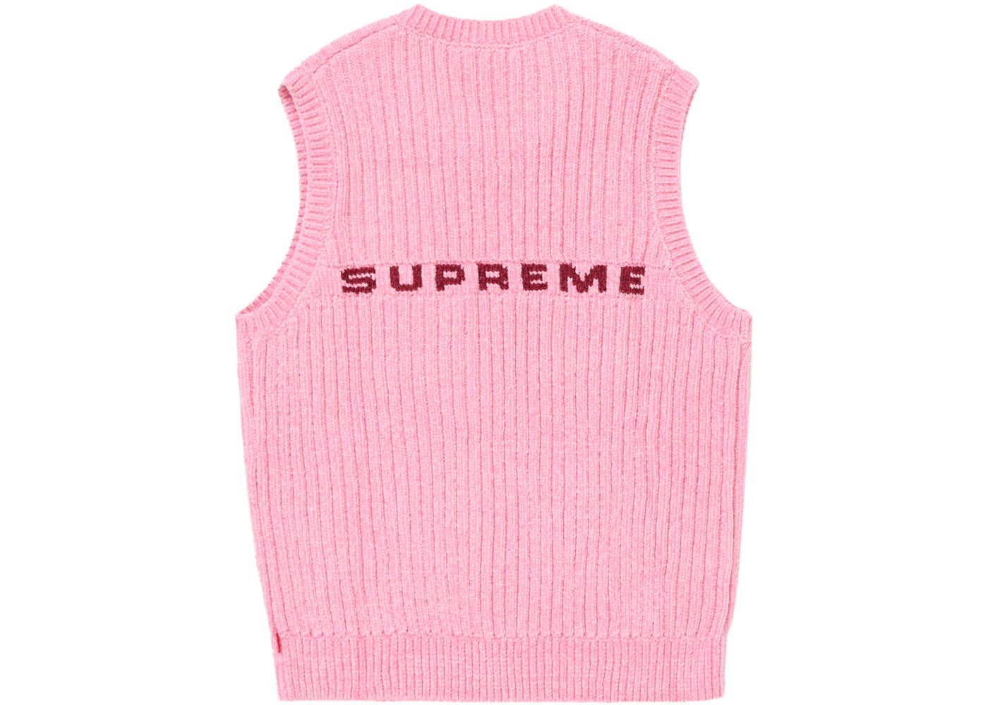 Supreme Chenille Sweater Vest Light Purple - vue secondaire A