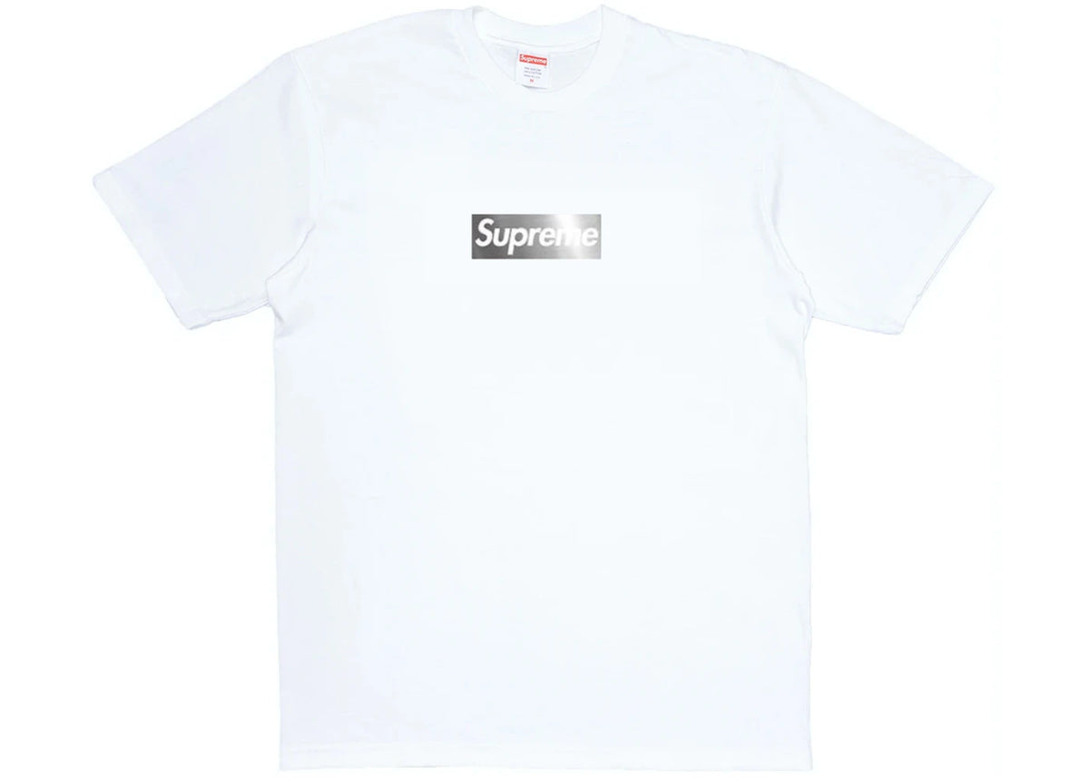 Supreme Chicago Box Logo Tee White - vue 360