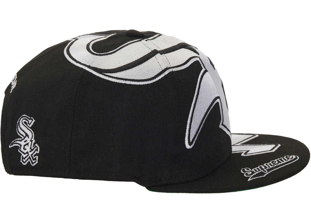 Supreme Chicago White Sox Adjustable New Era Cap Black - vue secondaire B