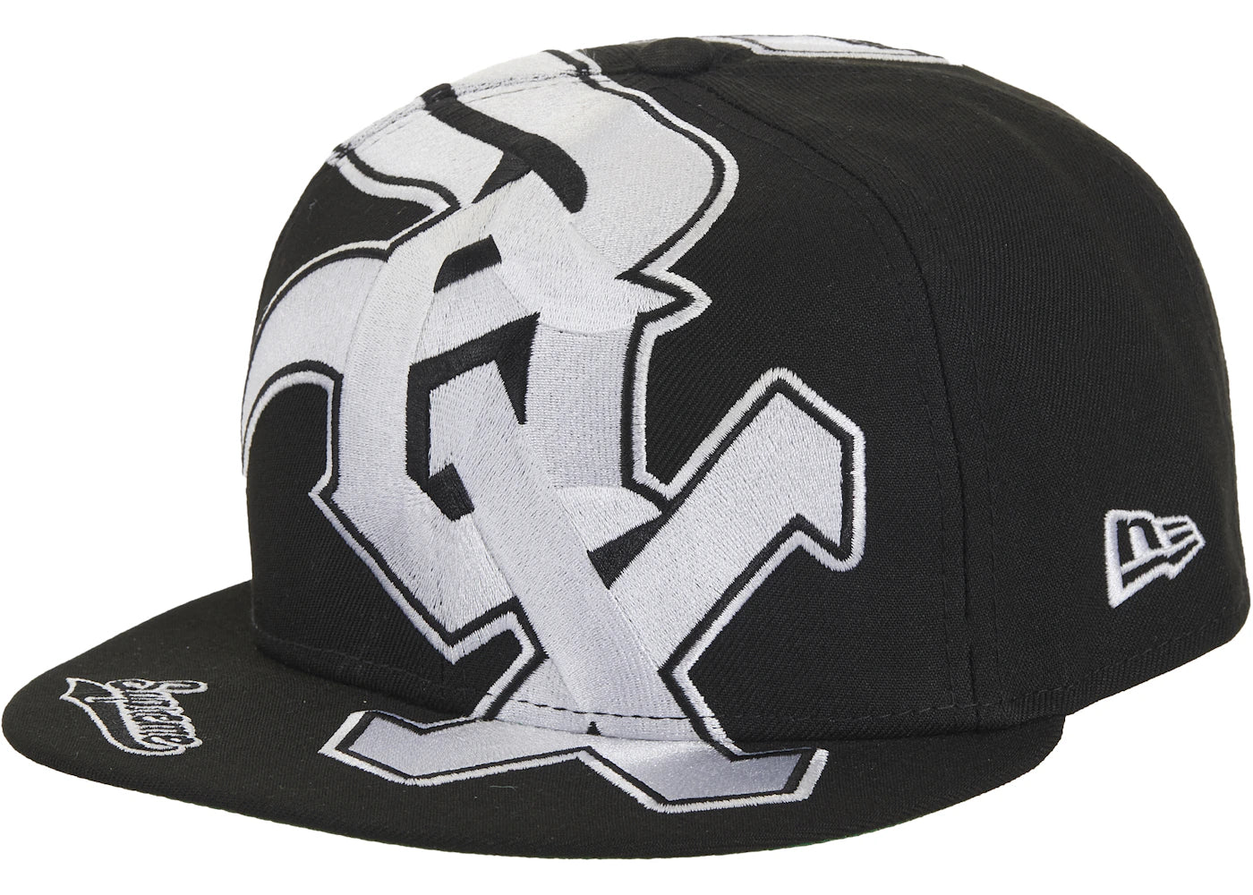 Supreme Chicago White Sox Adjustable New Era Cap Black - vue secondaire A