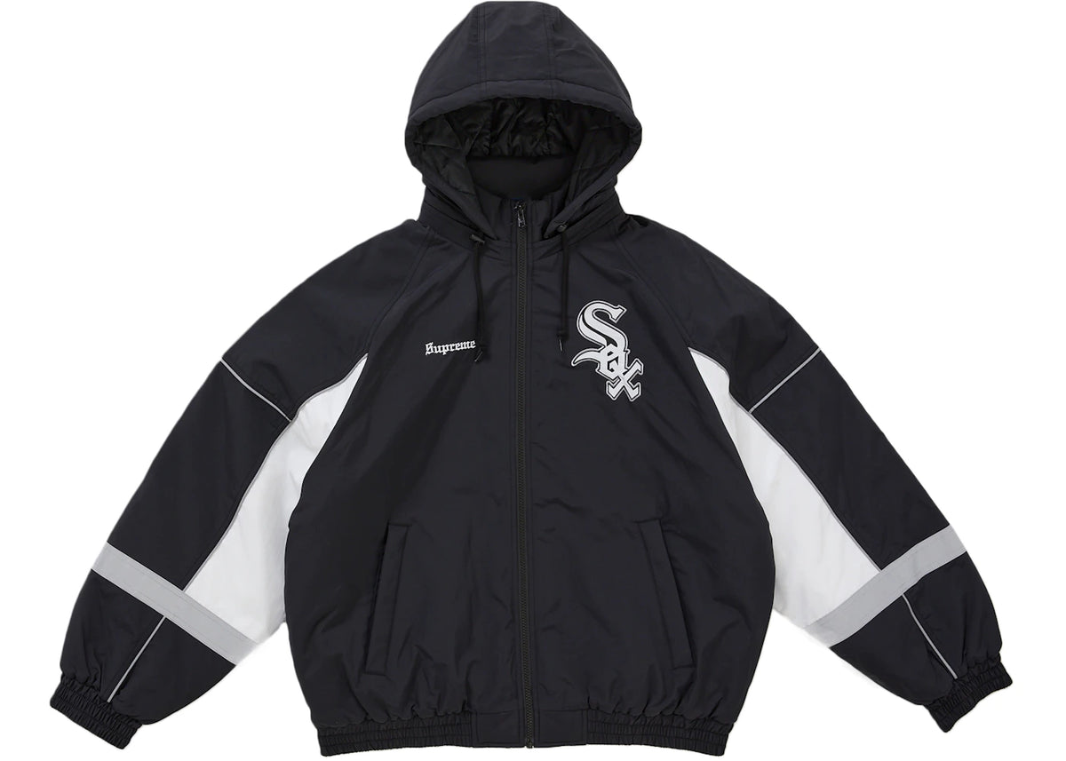 Supreme Chicago White Sox Stadium Jacket Black - vue 360