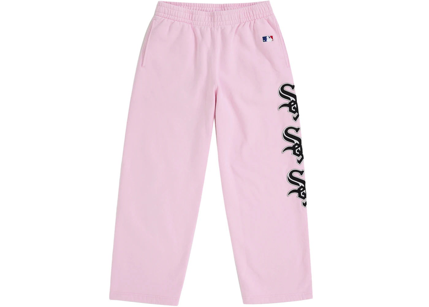Supreme Chicago White Sox Sweatpant Light Pink - vue 360