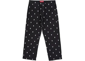 Supreme Chino Pant (SS26) Black Playboy