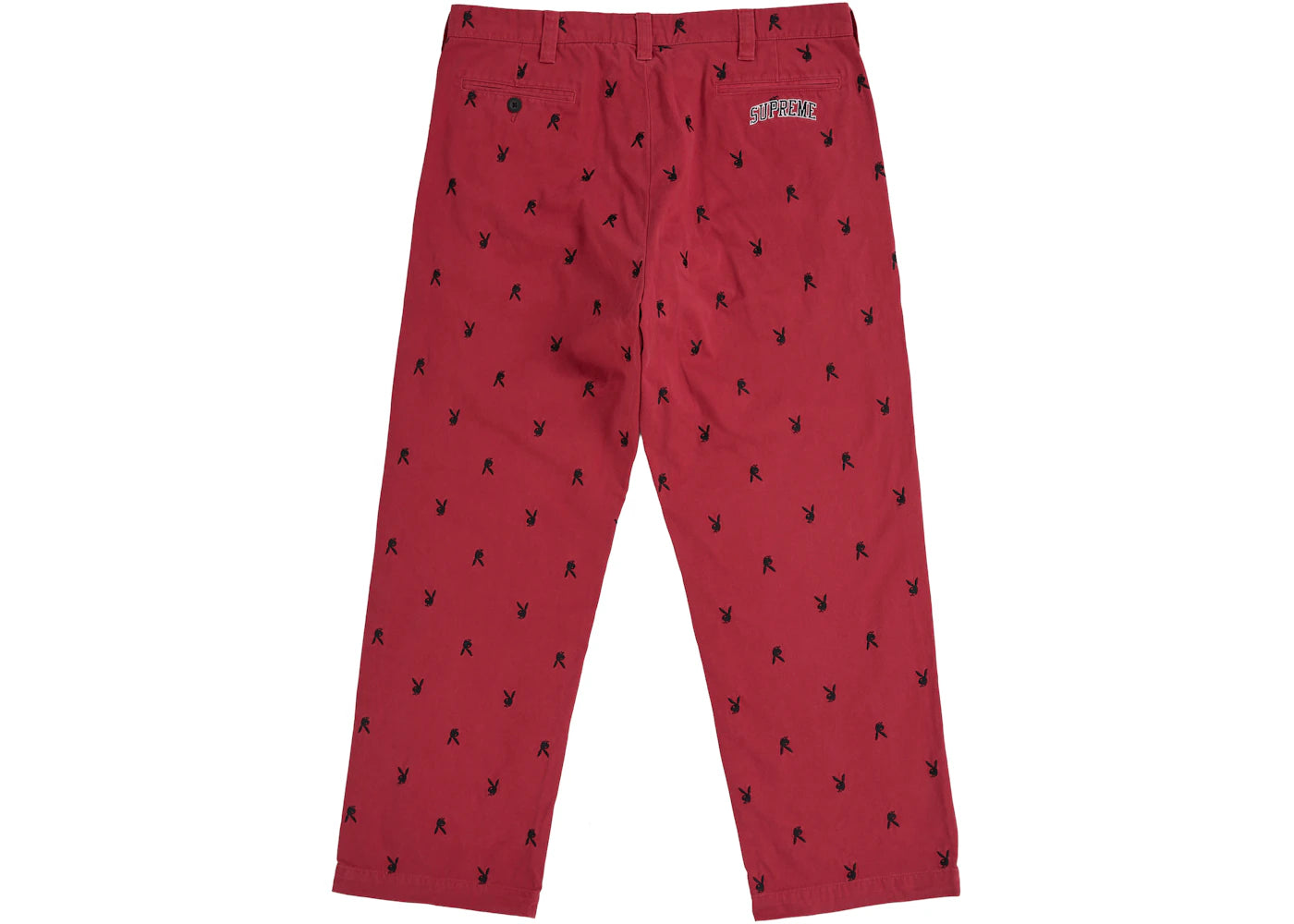 Supreme Chino Pant (SS26) Red Playboy - vue secondaire B