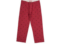 Supreme Chino Pant (SS26) Red Playboy