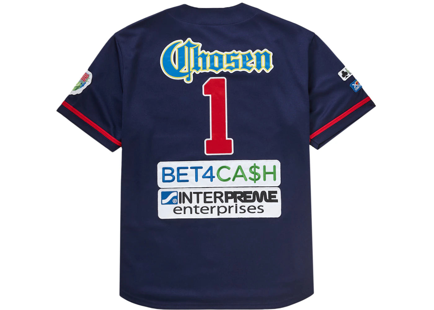 Supreme Chosen One Baseball Jersey Navy - vue secondaire B