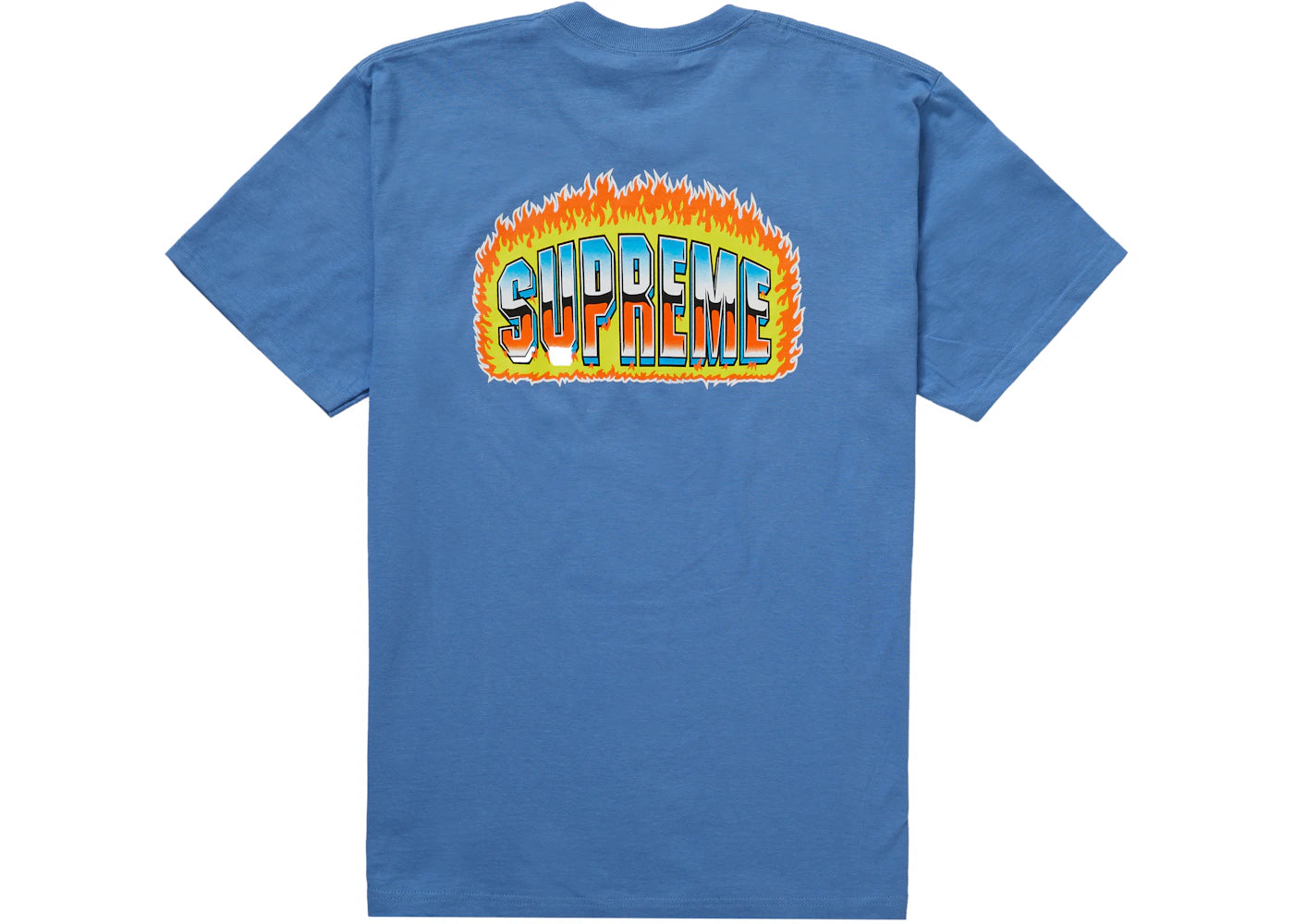 Supreme Chrome Tee Dusty Light Royal - vue secondaire B