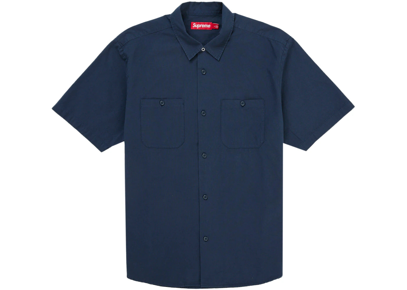 Supreme Cigarette S/S Shirt Navy - vue 360