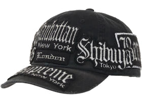 Supreme City Patches 6-Panel Hat Black - vue 360