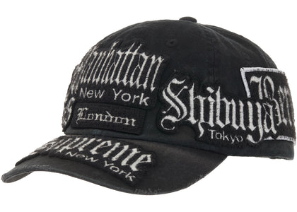 Supreme City Patches 6-Panel Hat Black - product view 2