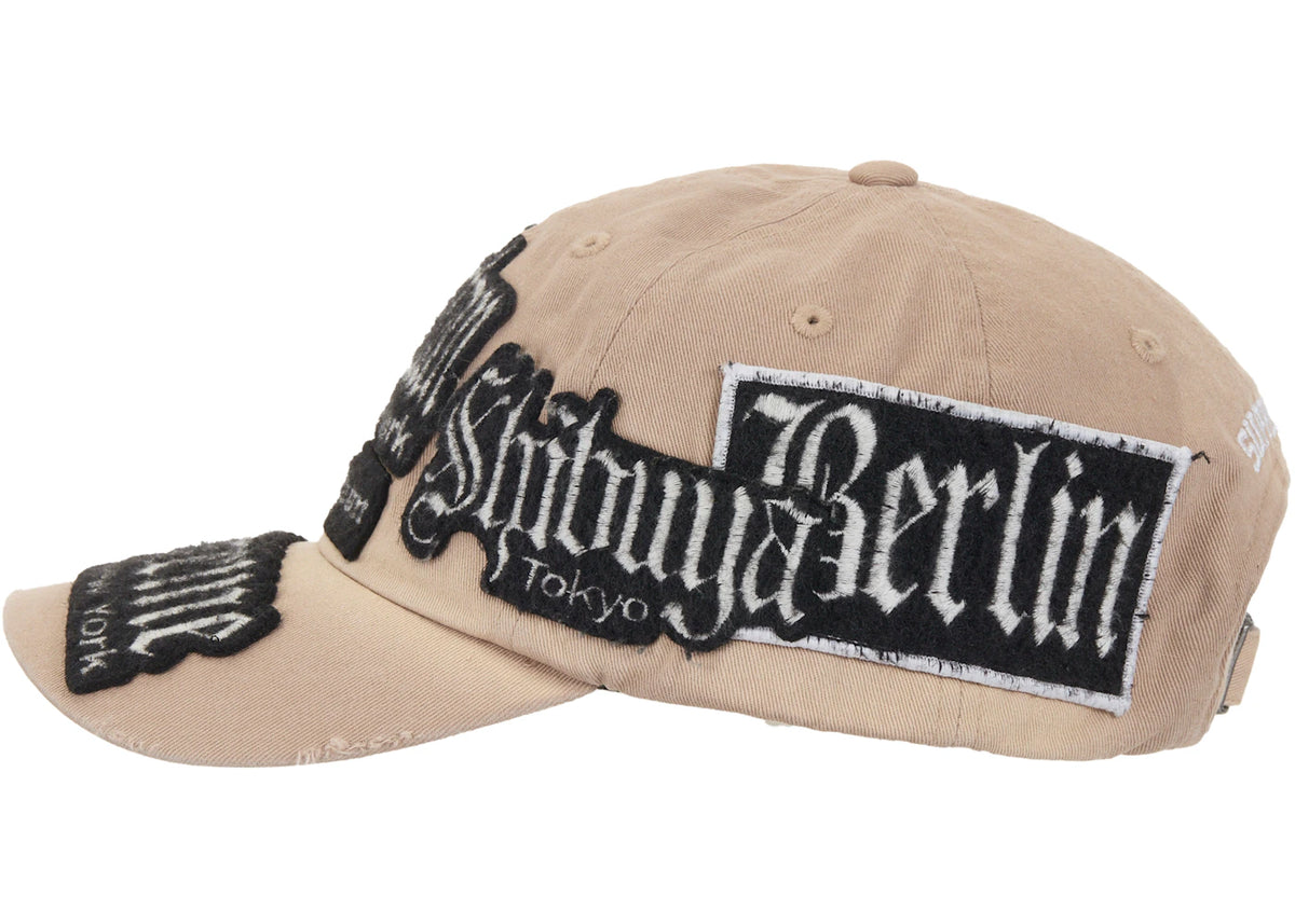 Supreme City Patches 6-Panel Hat Natural - vue secondaire B