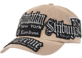 Supreme City Patches 6-Panel Hat Natural - authentic Supreme product