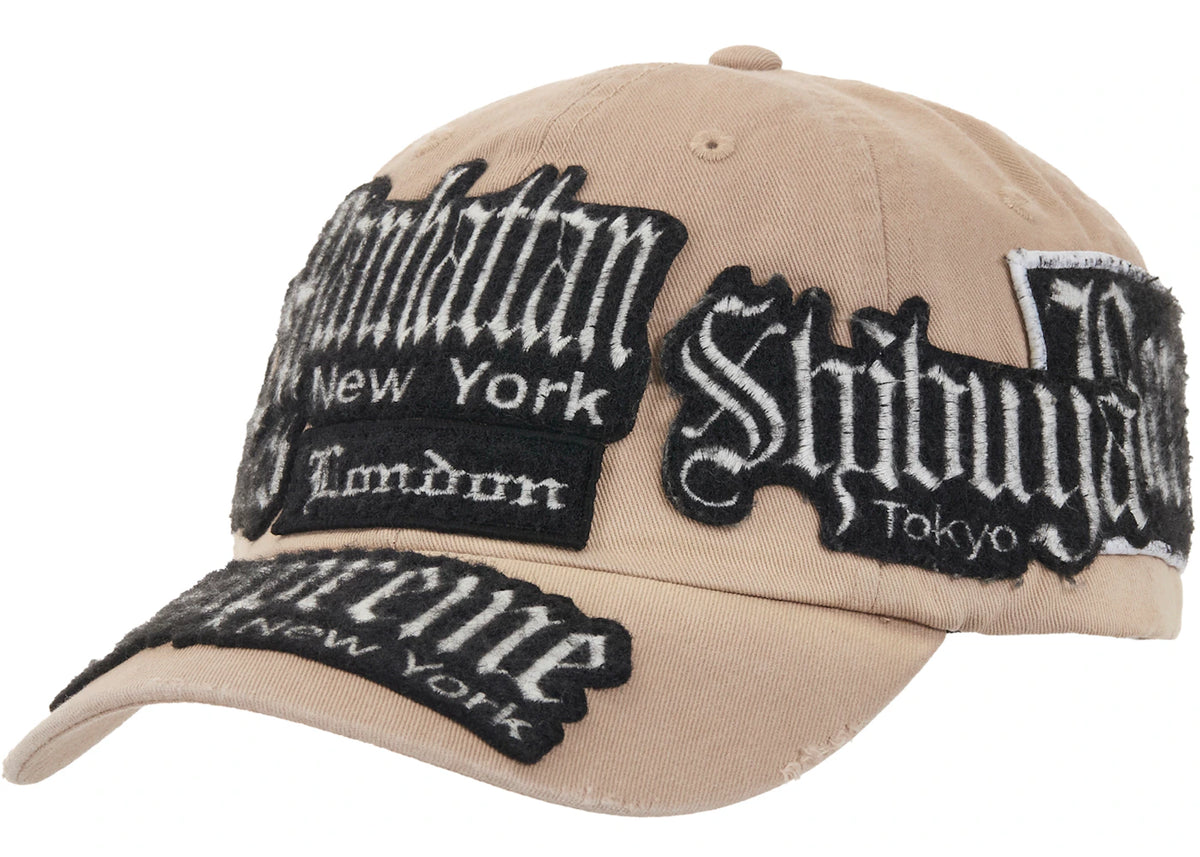 Supreme City Patches 6-Panel Hat Natural - vue secondaire A