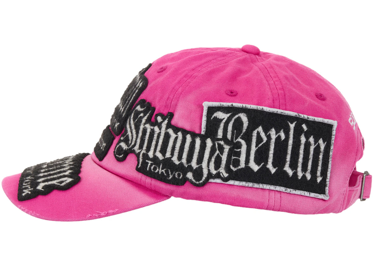 Supreme City Patches 6-Panel Hat Pink - vue secondaire B