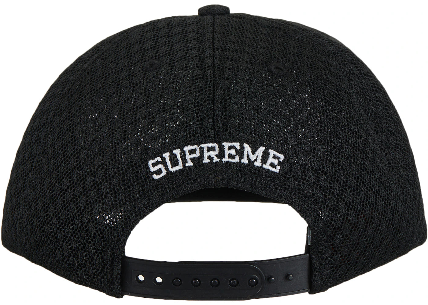 Supreme Classic Logo Air Mesh 6-Panel Black - vue secondaire A