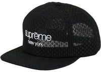 Supreme Classic Logo Air Mesh 6-Panel Black