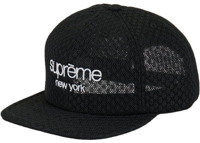Supreme Classic Logo Air Mesh 6-Panel Black