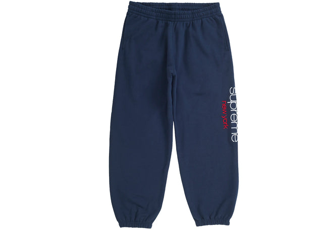 Supreme Classic Logo Sweatpant Navy