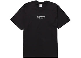 Supreme Classic Logo Tee Black - vue 360