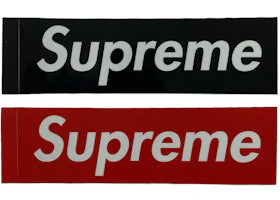 Supreme Clear Vinyl Box Logo Stickers Sticker Set - vue 360