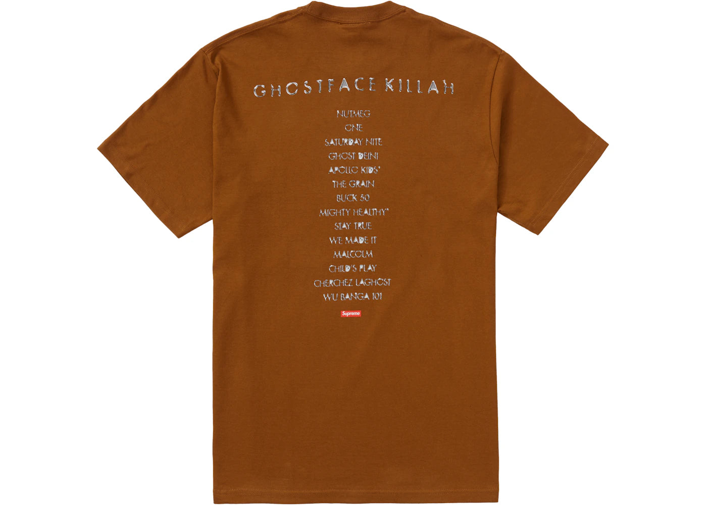 Supreme Supreme Clientele Tee Brown - vue secondaire B