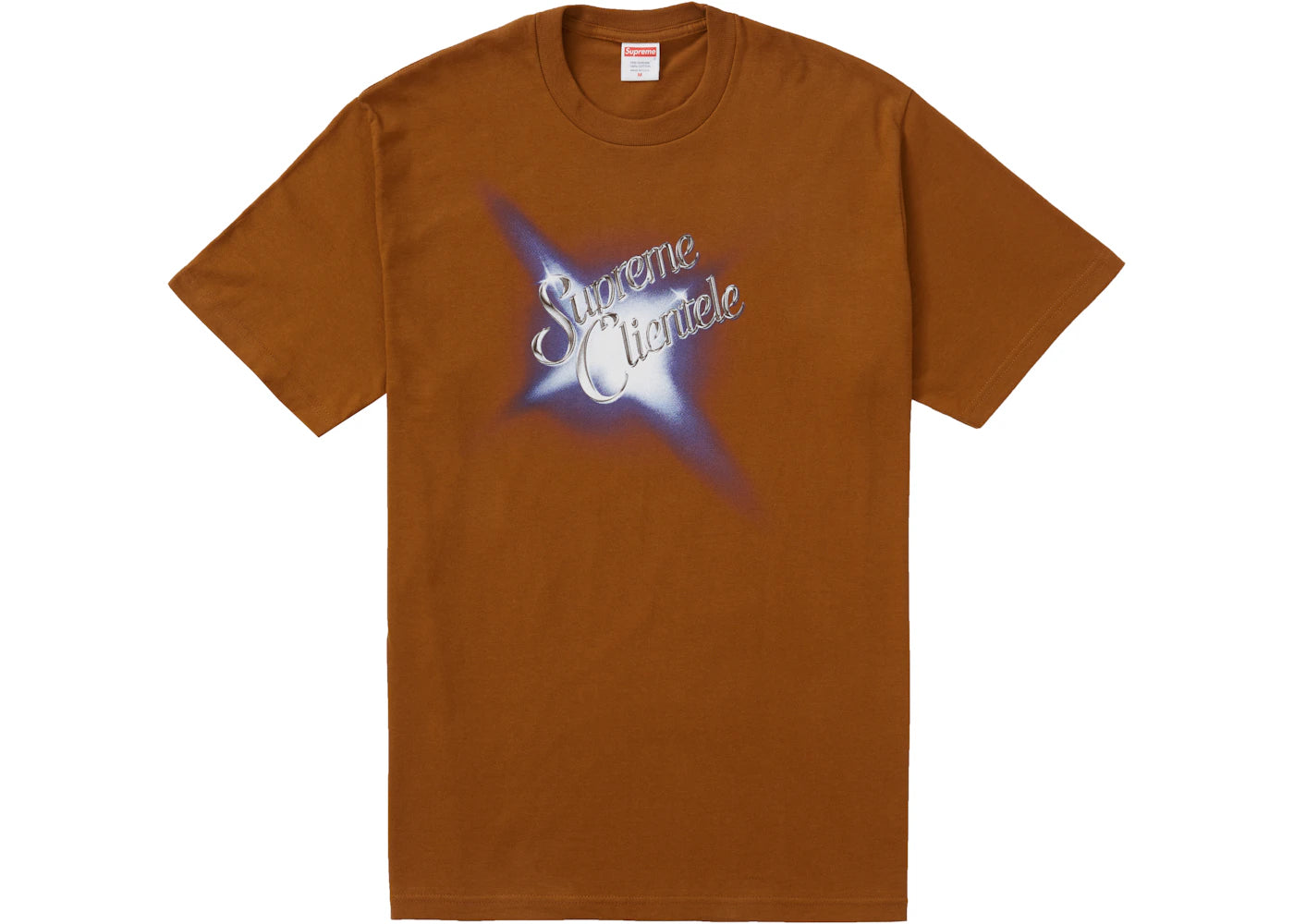 Supreme Supreme Clientele Tee Brown - vue secondaire A