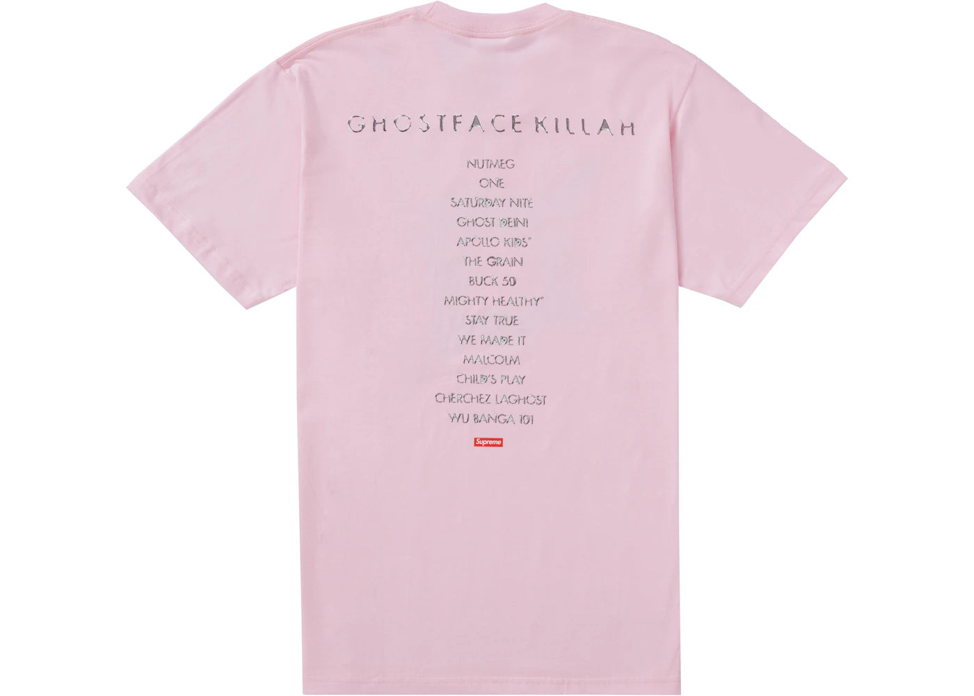 Supreme Supreme Clientele Tee Light Pink - vue secondaire B