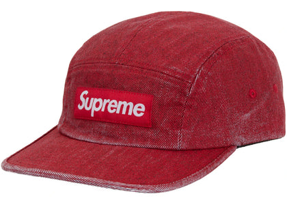 Supreme Coated Denim Camp Cap Red - product view 2