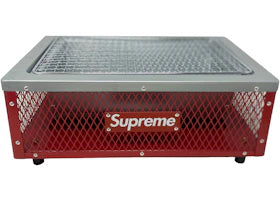 Supreme Coleman Charcoal Grill Red - vue 360