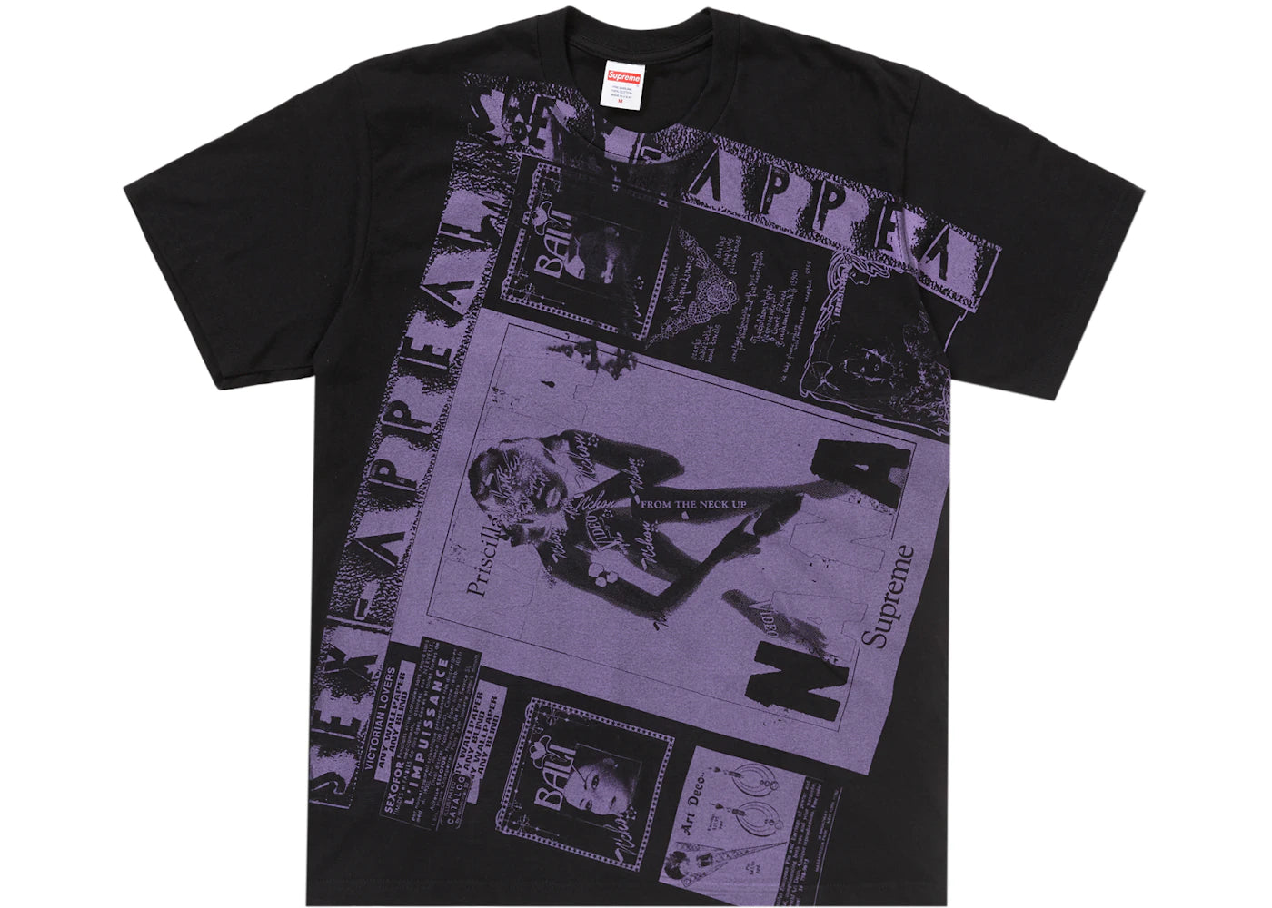 Supreme Collage Tee Black - vue 360