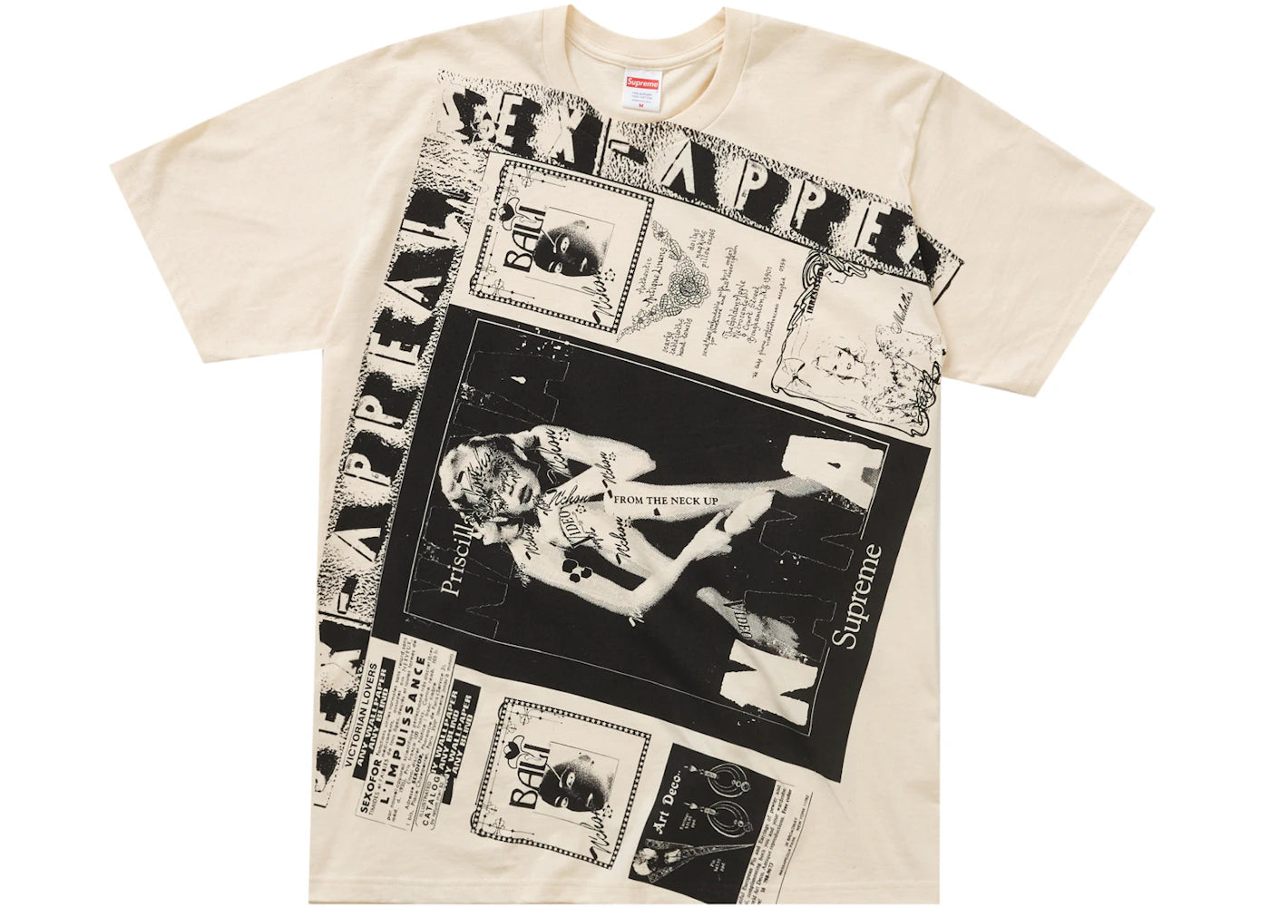 Supreme Collage Tee Natural - vue 360