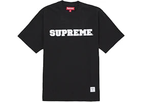 Supreme Collegiate Appliqué S/S Top Black