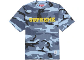Supreme Collegiate Appliqué S/S Top Blue Camo