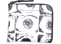 Supreme Comme des Garcons SHIRT Large Eyes Coin Pouch White