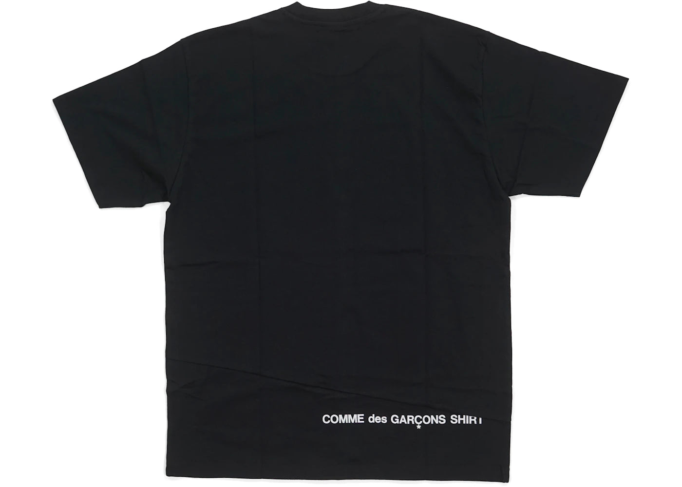 Supreme Comme des Garcons SHIRT Split Box Logo Tee Black - vue secondaire B