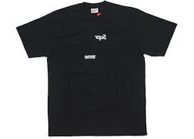 Supreme Comme des Garcons SHIRT Split Box Logo Tee Black