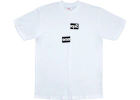 Supreme Comme des Garcons SHIRT Split Box Logo Tee White