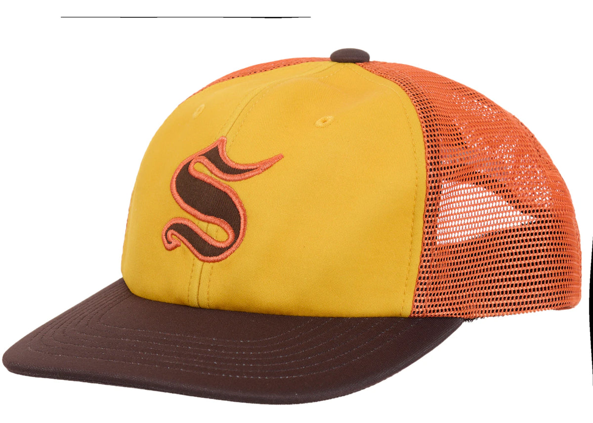 Supreme Contrast S Mesh Back 6-Panel Orange - vue 360