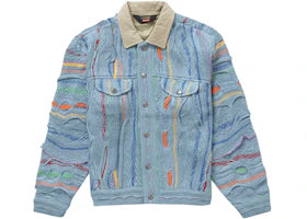 Supreme Coogi Trucker Jacket Blue