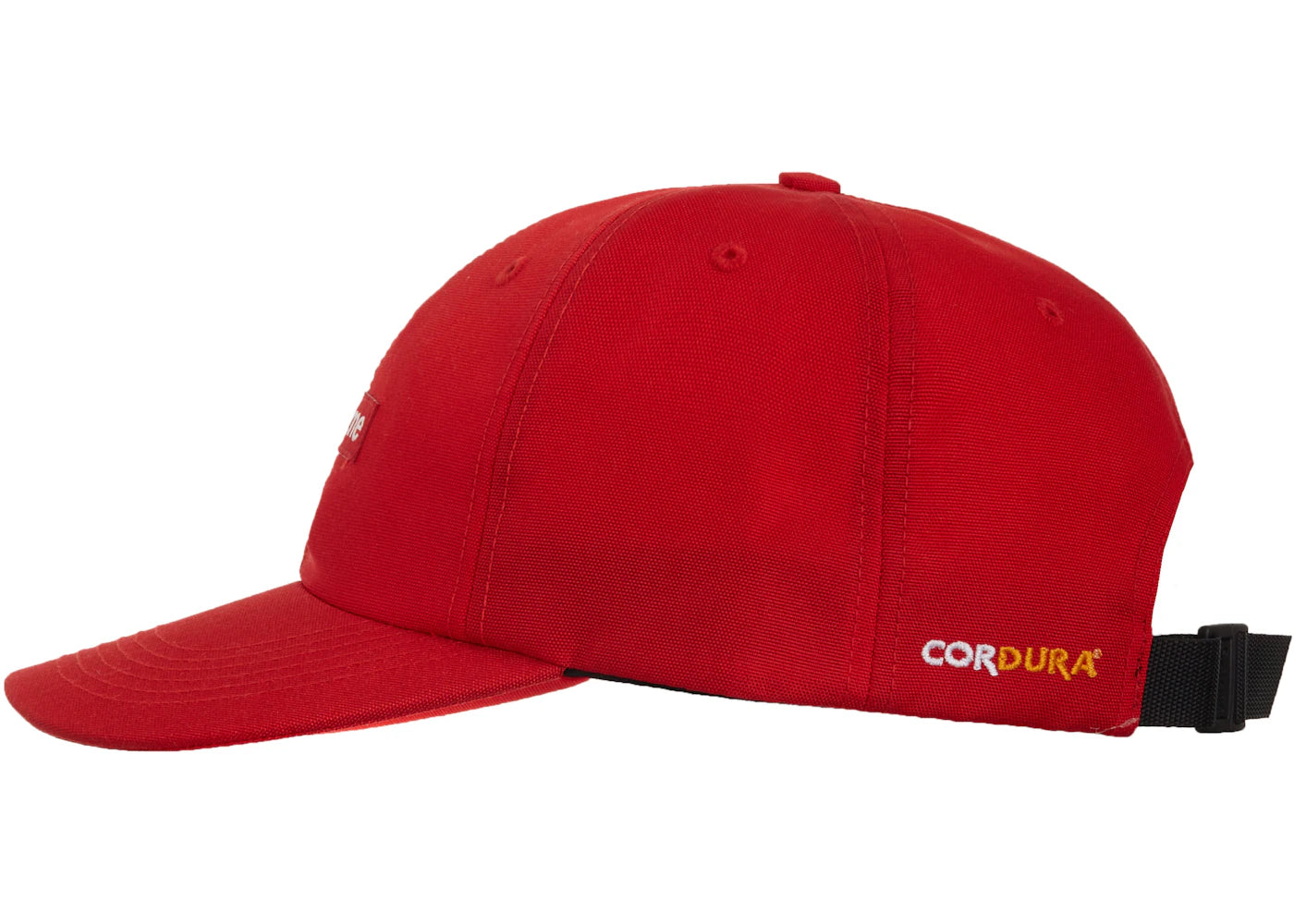 Supreme Cordura Small Box 6-Panel Red - vue secondaire B