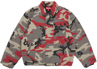 Supreme Cordura Twill Utility Jacket Red Camo