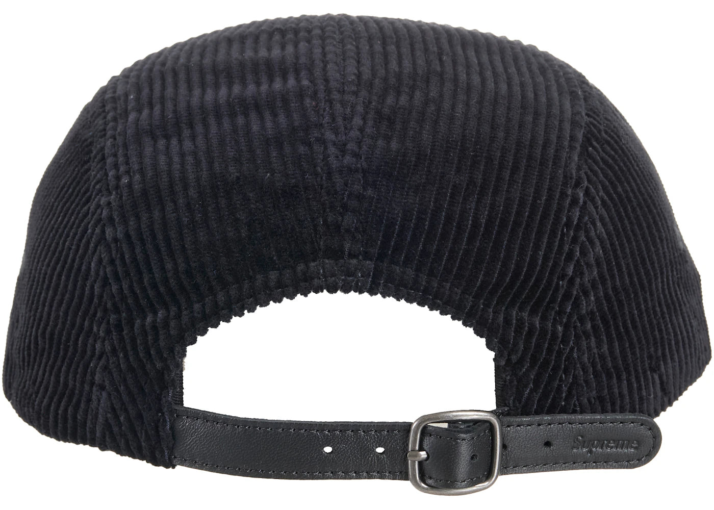 Supreme Corduroy Camp Cap (FW25) Black - vue secondaire B