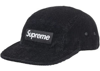 Supreme Corduroy Camp Cap (FW25) Black