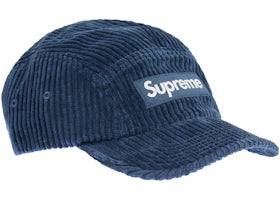Supreme Corduroy Camp Cap Cap (SS22) Light Navy